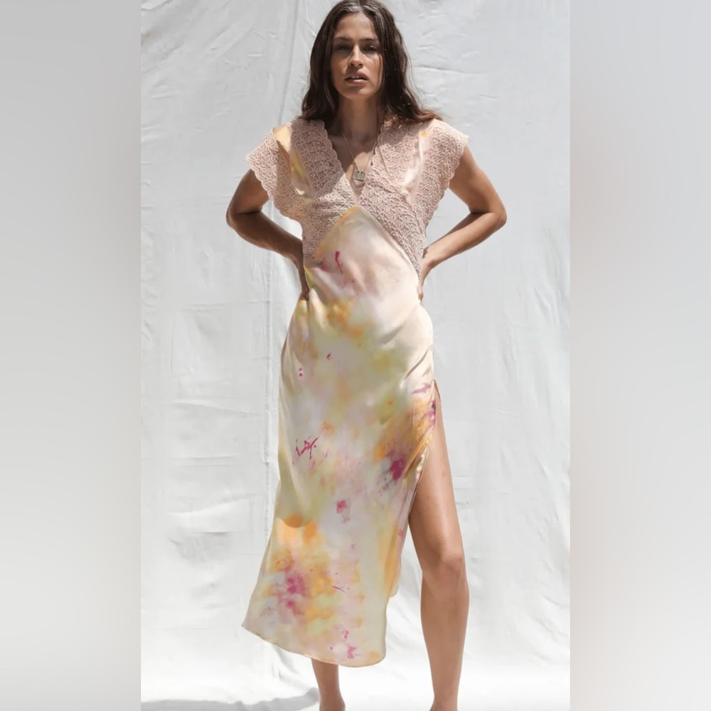 Jen’s Pirate Booty Free People Universe Midi Dress Gown sz S